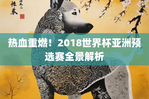 热血重燃！2018世界杯亚洲预选赛全景解析