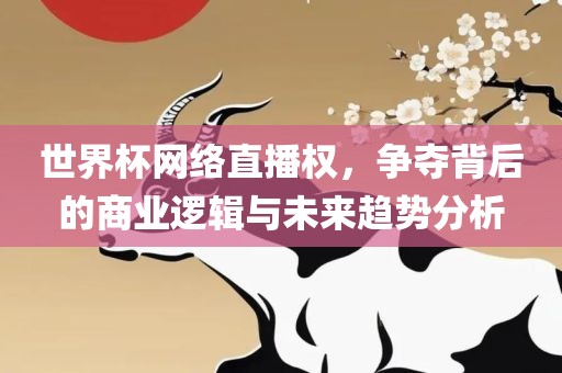 世界杯网络直播权，争夺背后的商业逻辑与未来趋势分漯河市盈旭机械设备有限公司析
