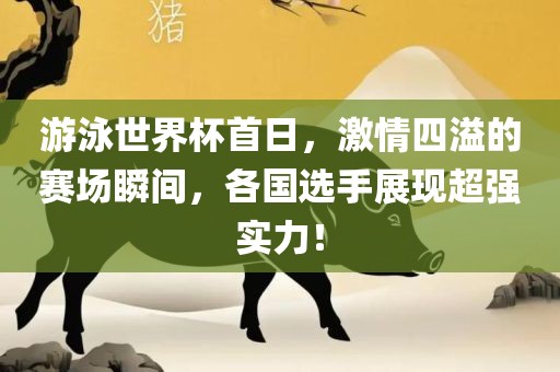 游泳世界杯首日，激情四溢的赛场瞬间，各国选手展现超强实力！