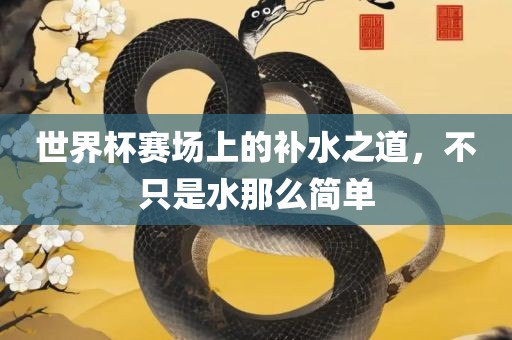 世界杯赛场上的补水之道，不只是水那么简单漯河市盈旭机械设备有限公司