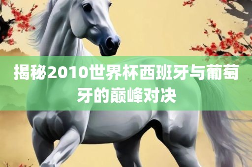 揭秘2010世界杯西班牙与葡萄牙的巅峰对决