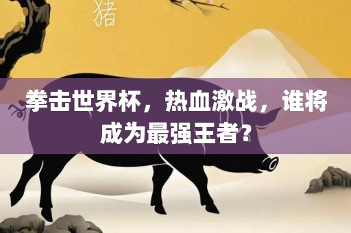 拳击世界杯，热血激战，谁将成为最强王者？