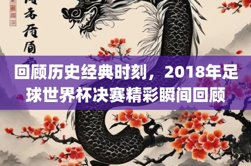 回顾历史经典时刻，2018年足球世界杯决赛精彩瞬间回顾