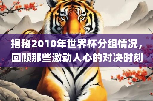 揭秘2010年世界杯分组情况，回顾那些激动人心的对决时刻