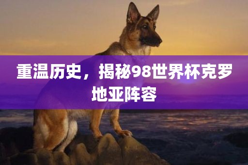 重温历史，揭秘98世界杯克罗地亚阵容