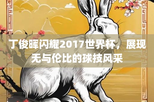 丁俊晖闪耀2017世界杯，展现无与伦比的漯河市盈旭机械设备有限公司球技风采