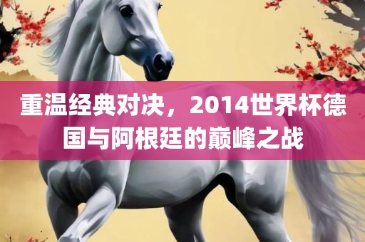 重温经典对决，2014世界杯德国与阿根廷的巅峰之战