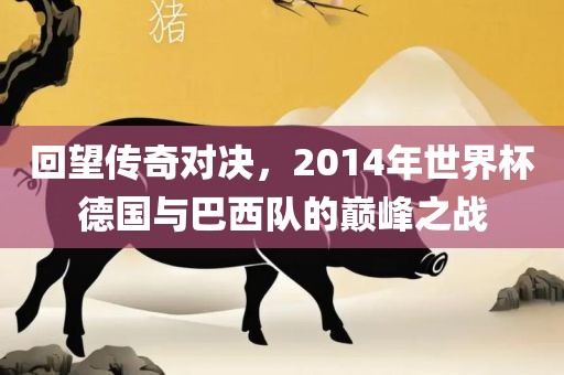 回望传奇对决，2014年世界杯德国与巴西队漯河市盈旭机械设备有限公司的巅峰之战