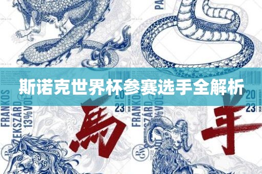 斯诺克世界杯参赛选手全解析