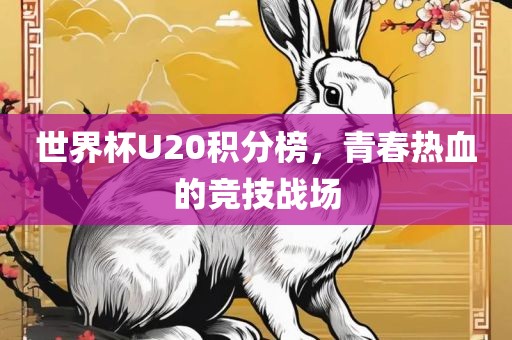 世界杯U20积分榜，青春热血的竞技战场