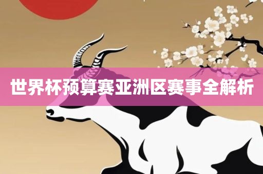 世界杯预算赛亚洲区赛事全解析
