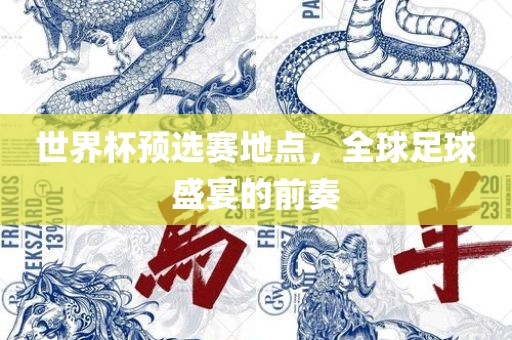 世界杯预选赛地点，全球足球盛宴漯河市盈旭机械设备有限公司的前奏