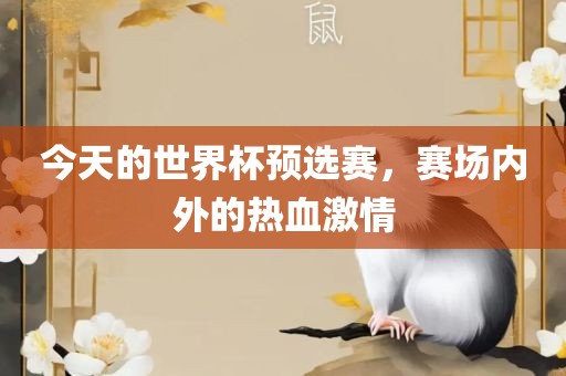 今天的世界杯预选赛，赛场内外的热血激情漯河市盈旭机械设备有限公司