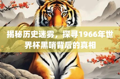 揭秘历史迷雾，探寻1966年世界杯黑哨背后的真相