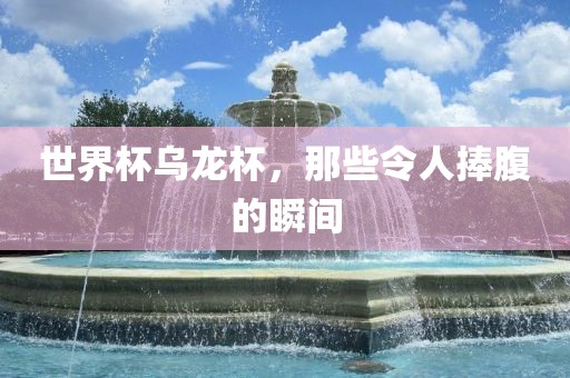 世界杯乌龙杯，那些令人捧腹的瞬间