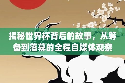 揭秘世界杯背后的故事，从筹备到落幕的全程自媒体观察