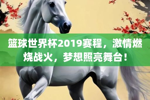 篮球世界杯2019赛程，激情燃烧战火，梦想照亮舞台！