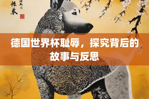 德国世界杯耻辱，探究背后的故事与反思漯河市盈旭机械设备有限公司
