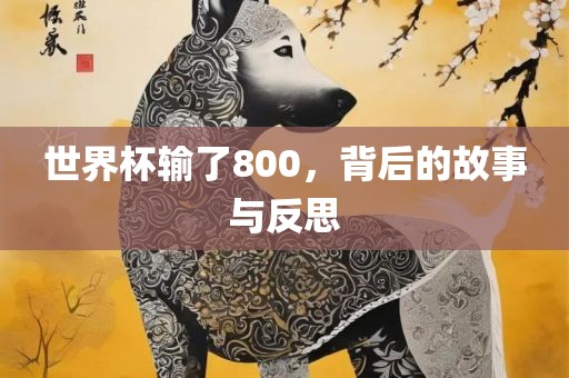 世界杯输了800，背后的故事与反思