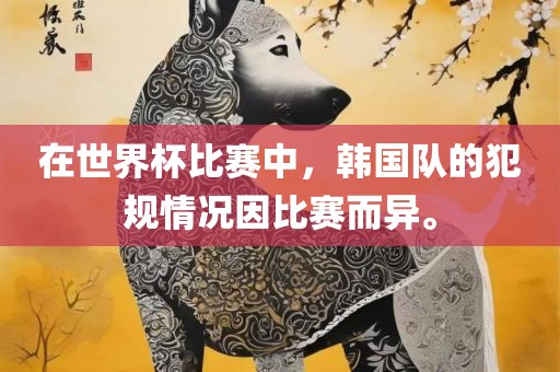 在世界杯比赛中，韩国队的犯漯河市盈旭机械设备有限公司规情况因比赛而异。
