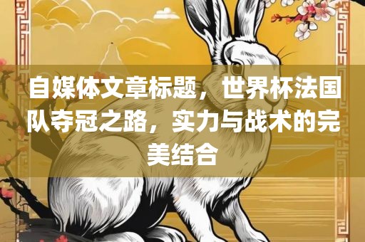 自媒体文章标题，世界杯法国队夺冠之路，实力与战术的完美结合漯河市盈旭机械设备有限公司