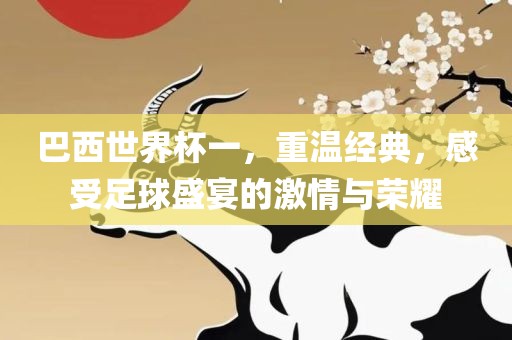巴西世界杯一，重温经典，感受足球盛宴的激情与荣耀