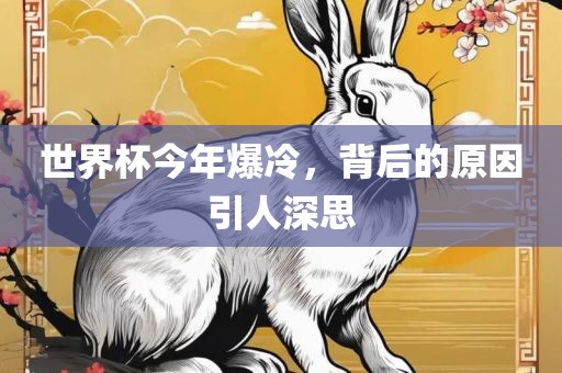 世界杯今年爆冷，背后的原因引人深思