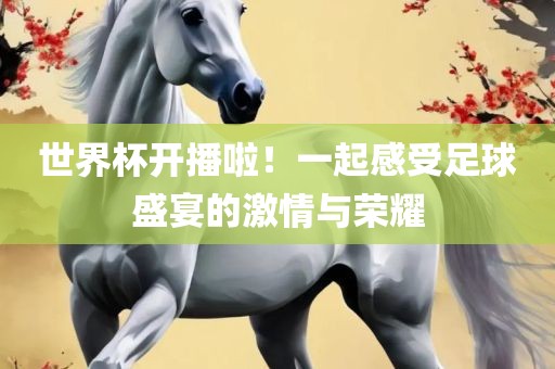世界杯开播啦！一起感受足球盛宴的激情与荣耀漯河市盈旭机械设备有限公司