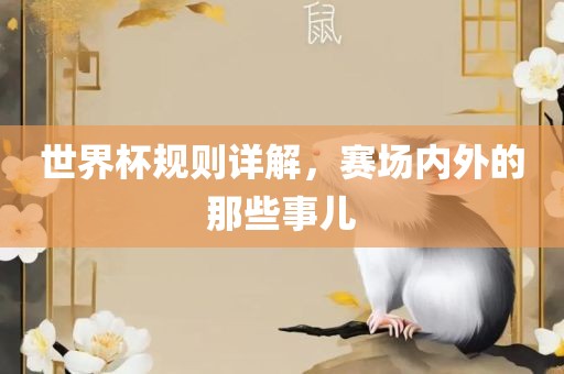 世界杯规则详解，赛场内外的那些事儿