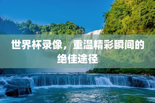 世界杯录像，重温精彩瞬间的绝佳途径